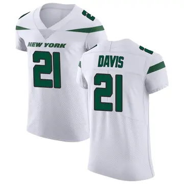 Top-selling Item] Ashtyn Davis 21 New York Jets White Vapor