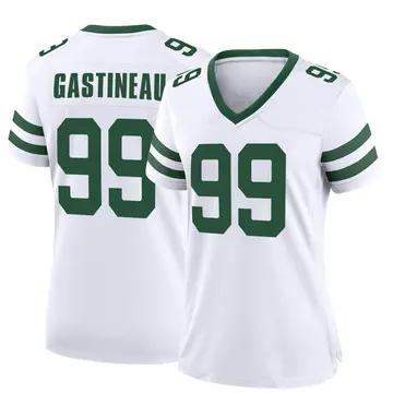 Jets Mark Gastineau Jersey Gray 99 Men's Legend Edition Inverted